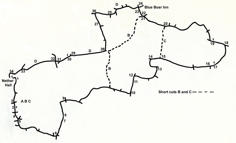 map of cycle route forJuly 04