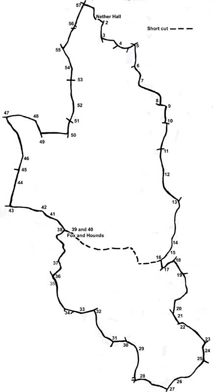 map of cycle route forJuly 05