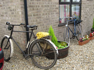 Cycle under the window made for a fiver