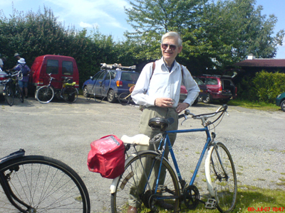 Robert Corfe and cycle