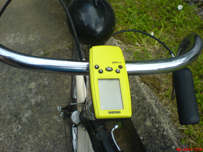 Sat Nav on a cycle